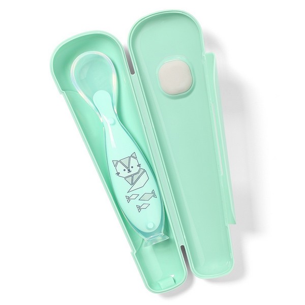 Продукт Babyono - Силиконова лъжица с вакуумна основа в кутийка - 0 - BG Hlapeta